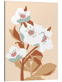 Magnettafel Minimalistische Nieswurz