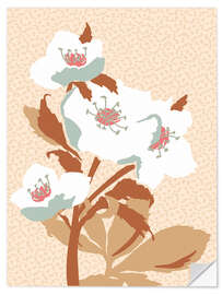 Wandsticker Minimalistische Nieswurz