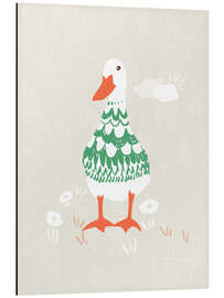 Obraz na aluminium Gosling in a Scandinavian sweater - Annick
