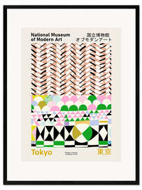Gerahmter Kunstdruck Exhibition poster for Modern Interiors, Japan