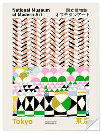 Wandsticker Exhibition poster for Modern Interiors, Japan