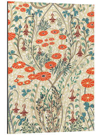 Aluminiumsbilde Wild Meadow Flowers Vintage