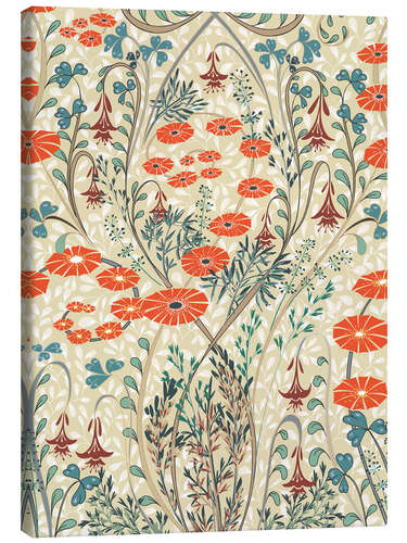 Obraz na płótnie Wild Meadow Flowers Vintage