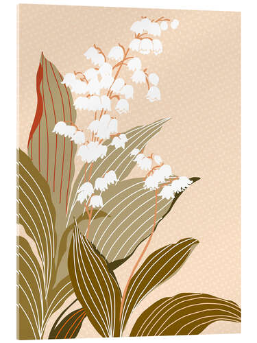 Acrylic print Wild Garden, Lily of the Valley