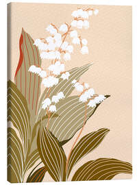 Tableau sur toile Wild Garden, Lily of the Valley - Annick