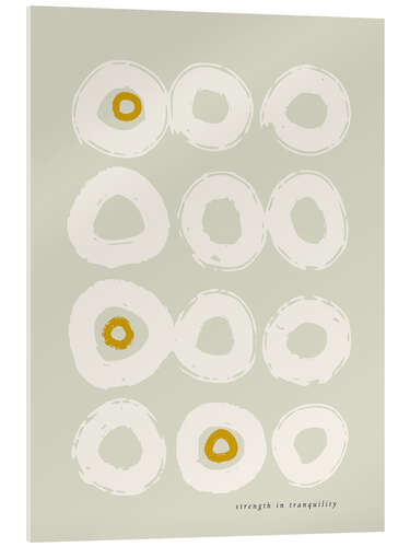Acrylic print Strength in rest