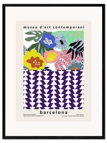 Framed art print Fashion and interior design, Barcelona