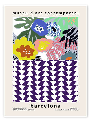Poster Fashion and interior design, Barcelona