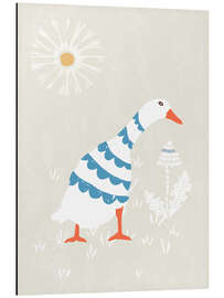 Magnettafel Gänseküken im Sonnenschein