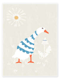 Stampa Goslings in the sunshine - Annick