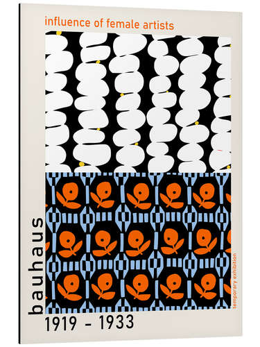 Aluminium print Bauhaus, Influence of Female Artists