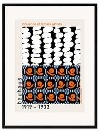 Framed art print Bauhaus, Influence of Female Artists