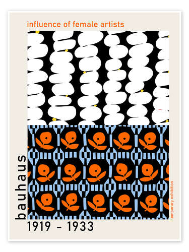 Poster Bauhaus, Influence of Female Artists