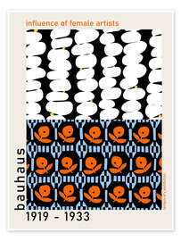 Poster Bauhaus, Influence of Female Artists