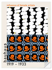Muursticker Bauhaus, Influence of Female Artists