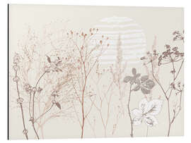 Alubild Wiese mit Gräsern und wilden Kräutern - Annick