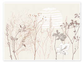 Stampa Meadow with grasses and wild herbs - Annick