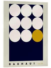 Stampa su vetro acrilico Bauhaus poster with geometries - Annick