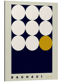 Stampa su alluminio Bauhaus poster with geometries - Annick