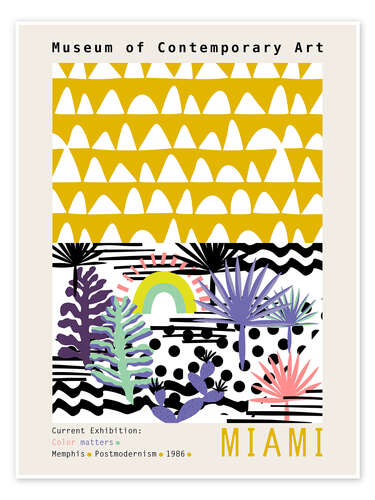 Plakat Colour Matters Exhibition, Museum of Contemporary Art