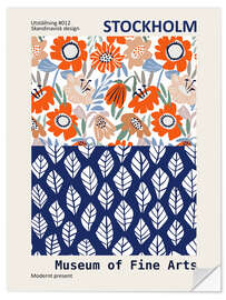 Wandsticker Exhibition Museum of Fine Arts, Stockholm