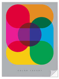 Wandsticker Color Theory III