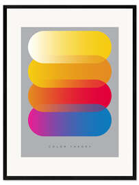 Gerahmter Kunstdruck Color Theory II