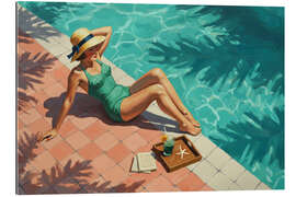 Gallery Print Träumerei am Pool