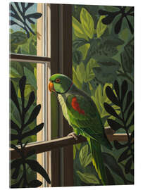 Obraz na szkle akrylowym Sunrise Parrot - Felipe Hora