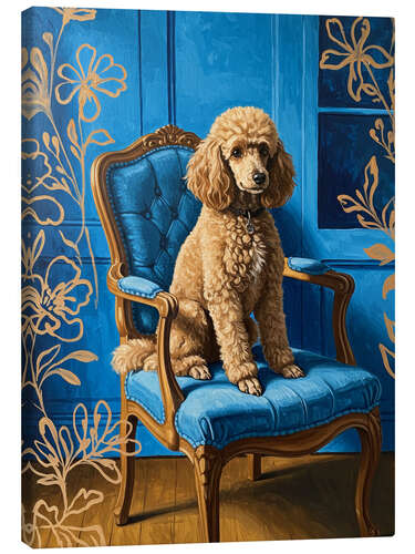 Canvas print Cute Brown Poodle