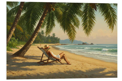 PVC print Coconut Breeze