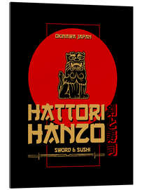 Acrylglasbild Hattori Hanzo - Sword &amp; Sushi