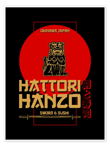 Poster Hattori Hanzo - Sword & Sushi