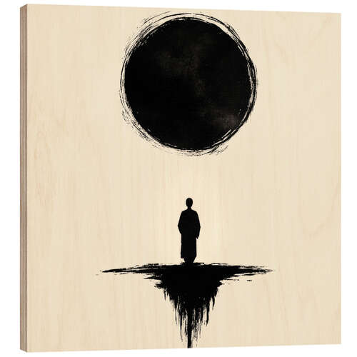 Hout print The Seeker