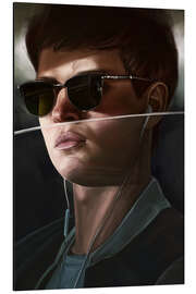 Tableau en aluminium Baby Driver - Dmitry Belov