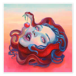 Wall print Crimson Soma - Eva Gamayun