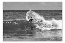 Wall print Surfing in Hawaii - Matteo Colombo