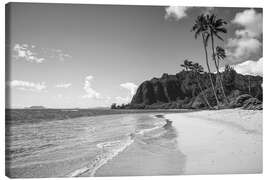 Lienzo Tropical beach and ocean, Hawaii - Matteo Colombo
