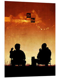 Hartschaumbild Breaking Sunset