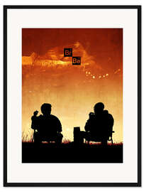 Gerahmter Kunstdruck Breaking Sunset - Nikita Abakumov