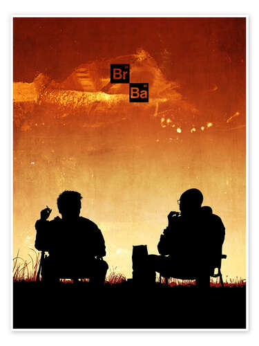 Poster Breaking Sunset