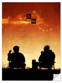 Wandsticker Breaking Sunset