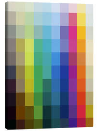 Leinwandbild Farbpalette - Nikita Abakumov