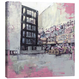 Tableau sur toile Streetart Contemporary Cityscape, Berlin - Eduard Warkentin