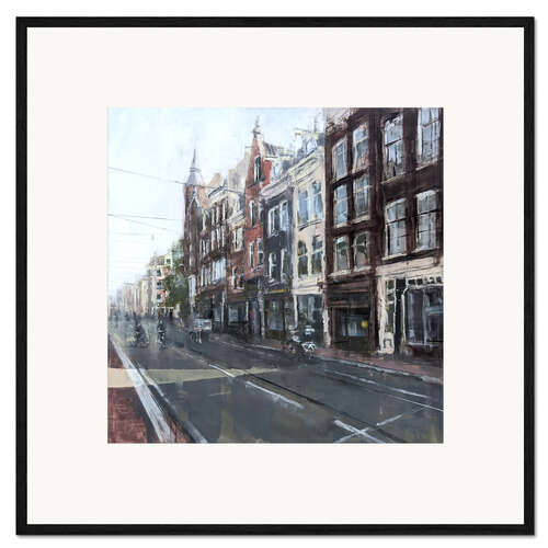 Impresión de arte enmarcada Amsterdam, Cityscape