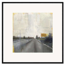 Impresión de arte enmarcada Ordinary road in the middle of Germany - Eduard Warkentin