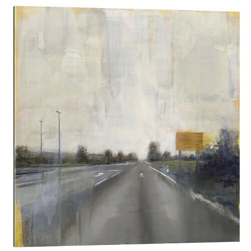 Gallery Print Gewöhnliche Straße mitten in Deutschland