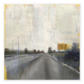Stampa Ordinary road in the middle of Germany - Eduard Warkentin