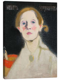 Lærredsbillede Self Portrait, Black Background, 1915