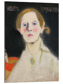Gallery Print Selbstporträt, Schwarzer Hintergrund, 1915